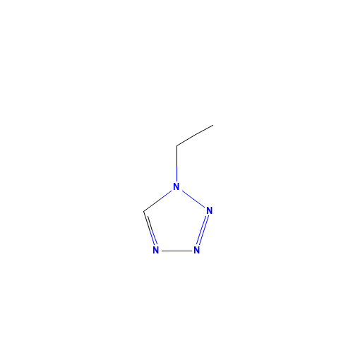 1-ETHYL-1H-TETRAZOLE (CAS: 25108-33-2) - Chemical Structure and Molecular Formula 