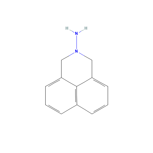 1H,3H-BENZO[DE]ISOQUINOLIN-2-YLAMINE (CAS: 42773-02-4) - Chemical Structure and Molecular Formula 