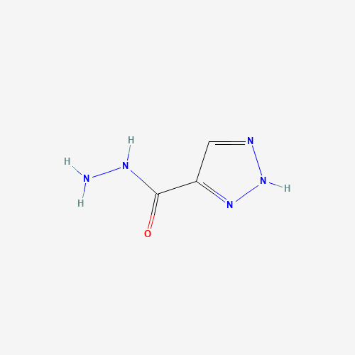1H-[1,2,3]TRIAZOLE-4-CARBOXYLIC ACID HYDRAZIDE (CAS: 24650-17-7) - Chemical Structure and Molecular Formula 