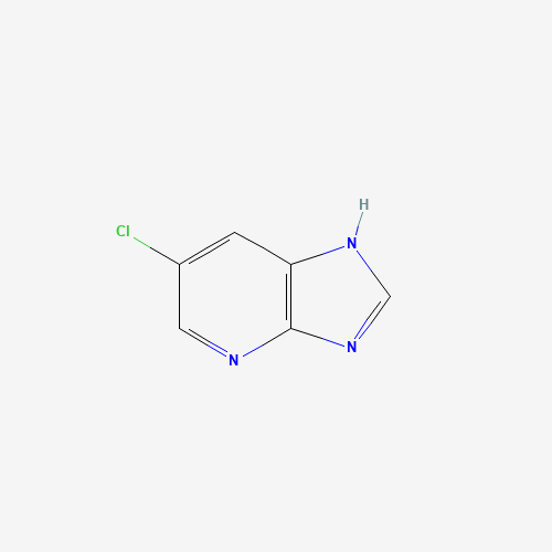 1H-IMIDAZO[4,5-B]PYRIDINE, 6-CHLORO- (CAS: 21422-66-2) - Chemical Structure and Molecular Formula 