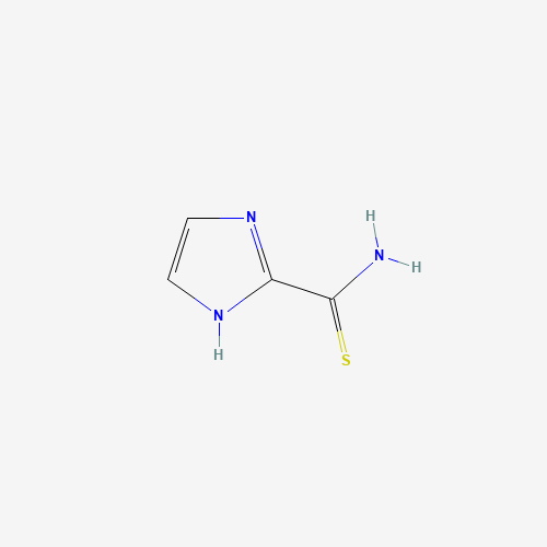 1H-IMIDAZOLE-2-CARBOTHIOIC ACID AMIDE (CAS: 438554-23-5) - Chemical Structure and Molecular Formula 