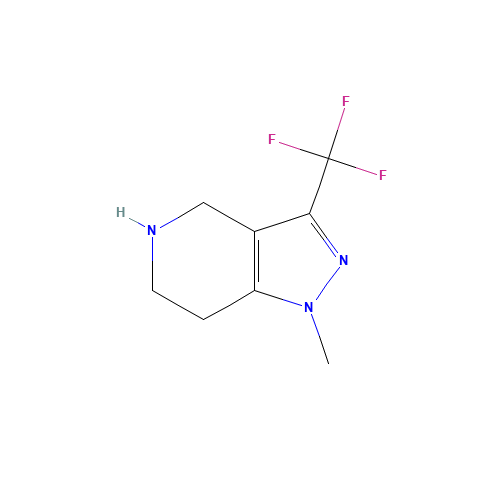 1H-Pyrazolo[4,3-c]pyridine,4,5,6,7-tetrahydro-1-methyl-3-(trifluoromethyl)-(9CI) (CAS: 794451-94-8) - Related Chemical Product