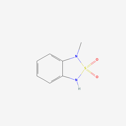 1-METHYL-1,3-DIHYDRO-BENZO[1,2,5]THIADIAZOLE 2,2-DIOXIDE (CAS: 443987-59-5) - Chemical Structure and Molecular Formula 