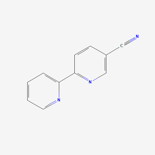 2,2'-BIPYRIDINE-5-CARBONITRILE (CAS: 1802-28-4) - Chemical Structure and Molecular Formula 
