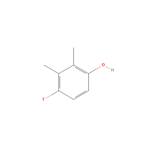 2,3-Dimethyl-4-fluorophenol (CAS: 77249-34-4) - Chemical Structure and Molecular Formula 