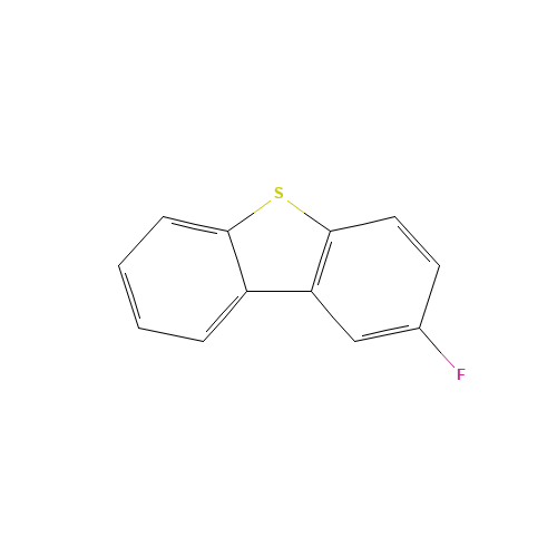 2-FLUORODIBENZOTHIOPHENE (CAS: 177586-38-8) - Chemical Structure and Molecular Formula 