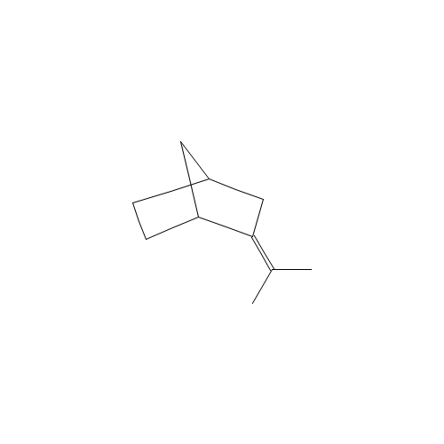 2-ISO-PROPYLIDENEBICYCLO[2.2.1]HEPTANE (CAS: 4696-14-4) - Chemical Structure and Molecular Formula 