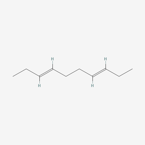 3,7-DECADIENE (CAS: 72015-36-2) - Chemical Structure and Molecular Formula 