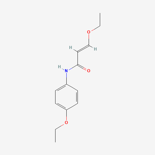 3-ethoxy-p-Acrylophenetidide (CAS: 29289-79-0) - Chemical Structure and Molecular Formula 