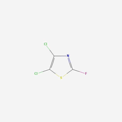 4,5-DICHLORO-2-FLUORO-1,3-THIAZOLE (CAS: 57314-08-6) - Chemical Structure and Molecular Formula 