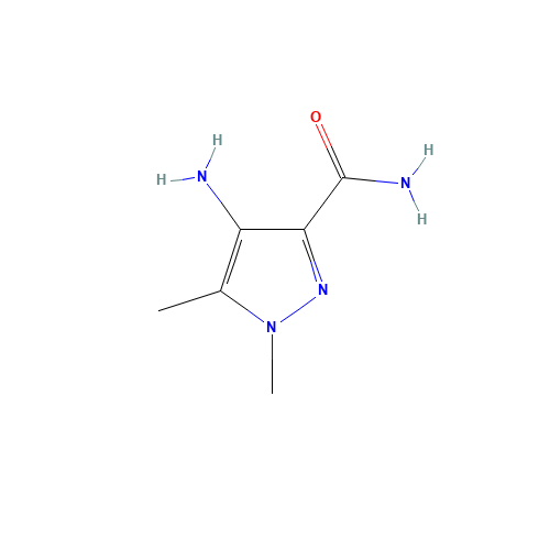4-AMINO-1,5-DIMETHYL-1H-PYRAZOLE-3-CARBOXAMIDE (CAS: 1017781-13-3) - Related Chemical Product