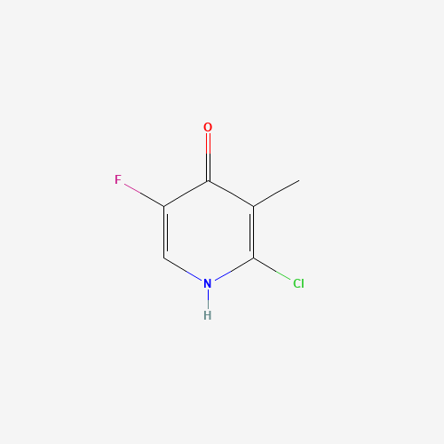 4-Pyridinol,  2-chloro-5-fluoro-3-methyl- (CAS: 884495-29-8) - Chemical Structure and Molecular Formula 