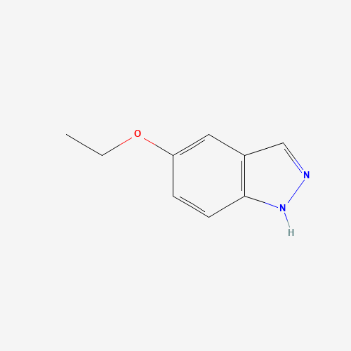 5-ETHOXY-1H-INDAZOLE (CAS: 518990-35-7) - Chemical Structure and Molecular Formula 