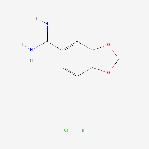 BENZO[1,3]DIOXOLE-5-CARBOXAMIDINE HYDROCHLORIDE (CAS: 80531-15-3) - Related Chemical Product