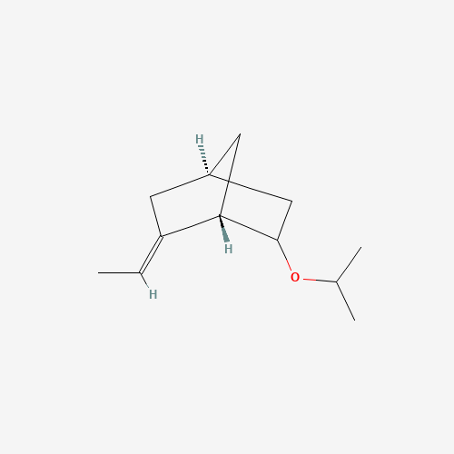 BICYCLO [2.2.1] HEPTANE, 2-ETHYLIDENE-6-ISOPROPOXY (CAS: 90530-04-4) - Chemical Structure and Molecular Formula 