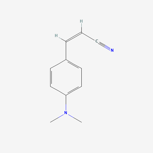 CIS-4-DIMETHYLAMINOCINNAMONITRILE (CAS: 31145-02-5) - Chemical Structure and Molecular Formula 
