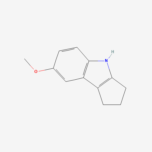 CYCLOPENT[B]INDOLE, 1,2,3,4-TETRAHYDRO-7-METHOXY- (CAS: 89169-57-3) - Chemical Structure and Molecular Formula 