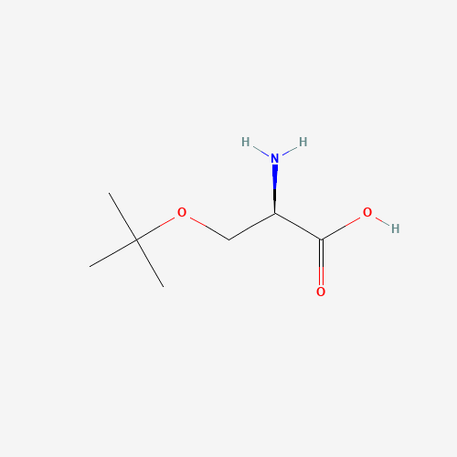 H-D-SER(TBU)-OH (CAS: 18783-53-4) - Chemical Structure and Molecular Formula 
