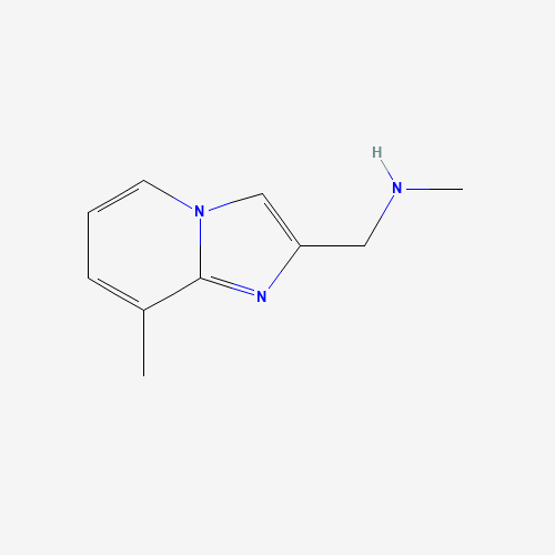METHYL-(8-METHYL-IMIDAZO[1,2-A]PYRIDIN-2-YLMETHYL)-AMINE (CAS: 886363-07-1) - Related Chemical Product