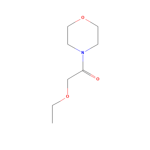 Morpholine,4-(ethoxyacetyl)- (CAS: 600139-83-1) - Chemical Structure and Molecular Formula 