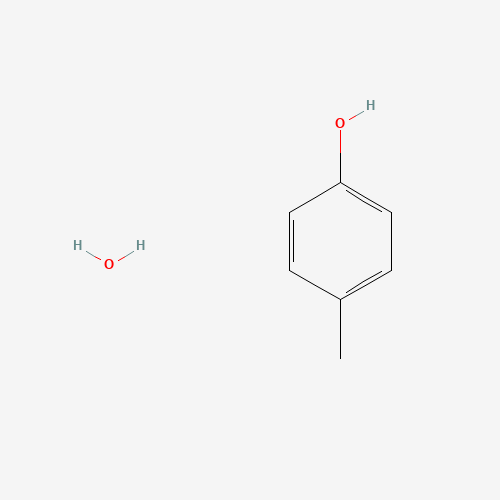 P-CRESOL HYDRATE (CAS: 144255-42-5) - Chemical Structure and Molecular Formula 