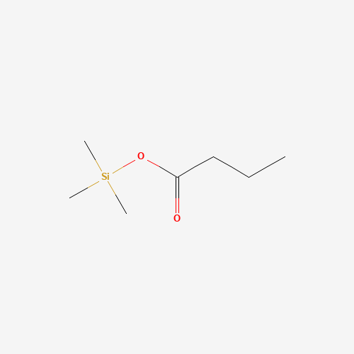 TRIMETHYLSILYL BUTYRATE (CAS: 16844-99-8) - Chemical Structure and Molecular Formula 