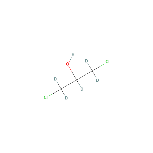 1,3-Dichloro-iso-propyl-d5Alcohol (CAS: 1173020-20-6) - Chemical Structure and Molecular Formula 