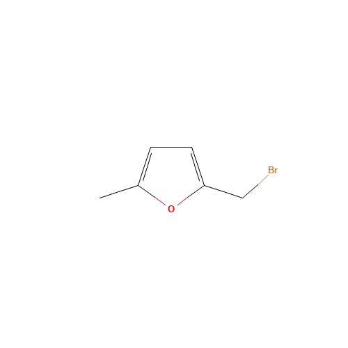 2-(bromomethyl)-5-methylfuran (CAS: 57846-03-4) - Chemical Structure and Molecular Formula 
