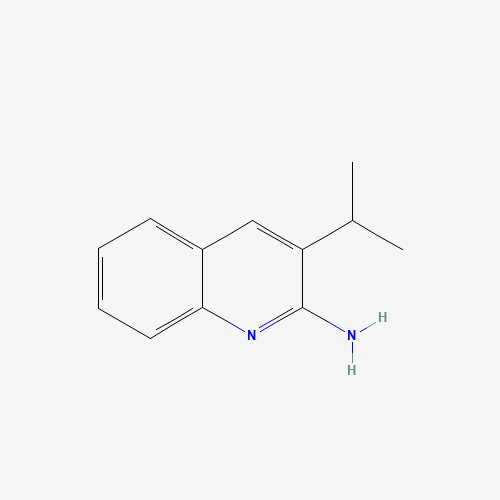 2-Amino-3-isopropylquinoline (CAS: 212714-33-5) - Chemical Structure and Molecular Formula 