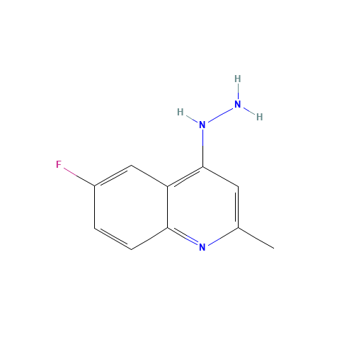 (6-Fluoro-2-methylquinolin-4-yl)hydrazine (CAS: 49612-15-9) - Related Chemical Product