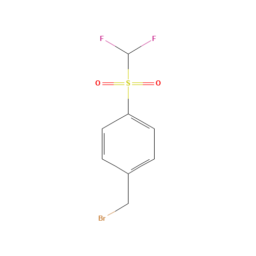 1-(Bromomethyl)-4-[(difluoromethyl)sulfonyl]benzene (CAS: 885529-55-5) - Related Chemical Product