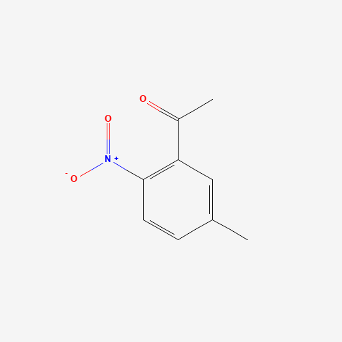 Ethanone, 1-(5-methyl-2-nitrophenyl)- (CAS: 69976-70-1) - Chemical Structure and Molecular Formula 