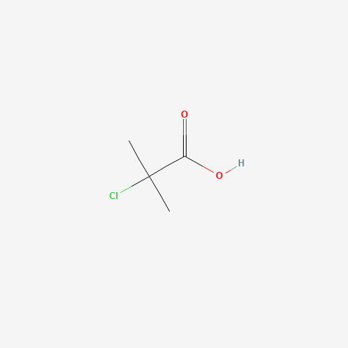 2-chloro-2-methylpropionic acid (CAS: 594-58-1) - Chemical Structure and Molecular Formula 