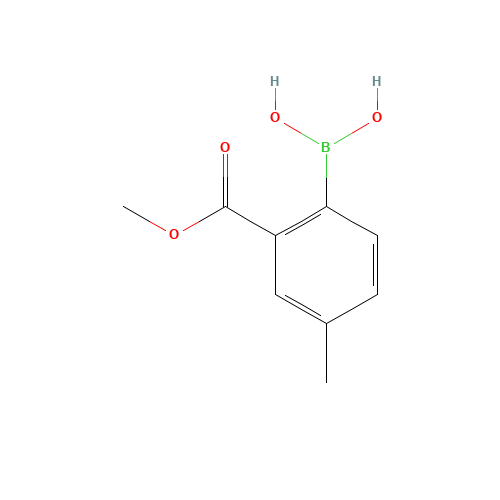 2-METHOXYCARBONYL-4-METHYLPHENYLBORONIC ACID (CAS: 1256355-43-7) - Related Chemical Product