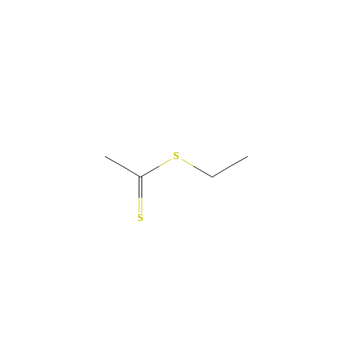 Ethyl dithioacetate (CAS: 870-73-5) - Chemical Structure and Molecular Formula 