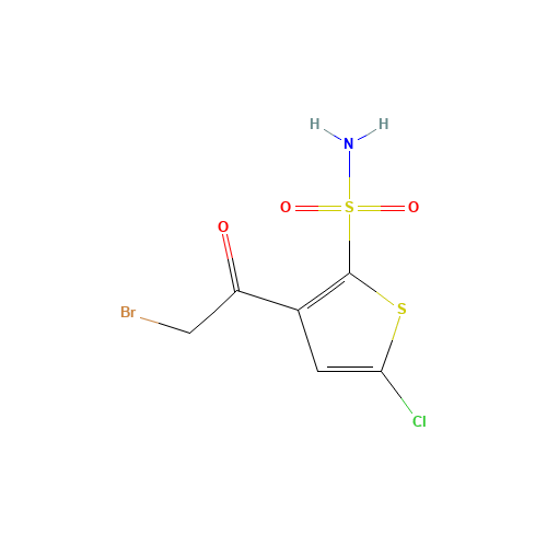 3-(2-Bromoacetyl)-5-chloro-2-thiophenesulfonamide (CAS: 160982-11-6) - Related Chemical Product