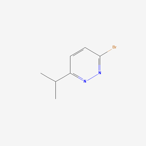 Pyridazine, 3-bromo-6isopropyl (CAS: 1086383-70-1) - Chemical Structure and Molecular Formula 