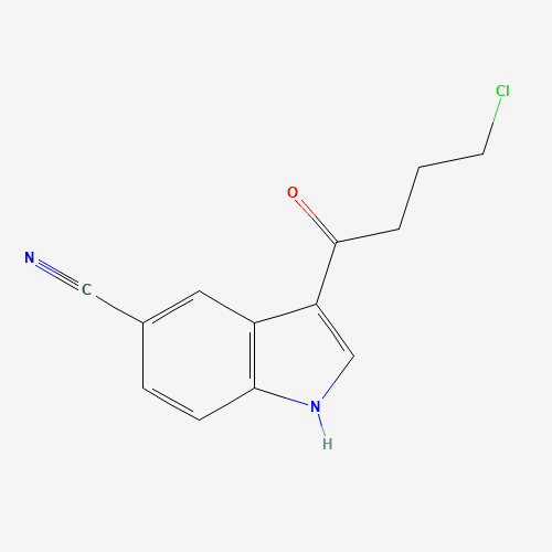 3-(4-chlorobutanoyl)-1H-indole-5-carbonitrile (CAS: 276863-95-7) - Related Chemical Product