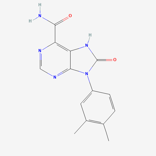7H-Purine-6-carboxamide, 9-(3,4-dimethylphenyl)-8,9-dihydro-8-oxo- (CAS: 898447-01-3) - Related Chemical Product