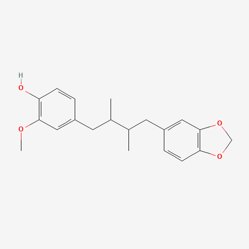 Phenol, 4-[(2R,3R)-4-(1,3-benzodioxol-5-yl)-2,3-dimethylbutyl]-2-methoxy- (CAS: 55890-24-9) - Related Chemical Product
