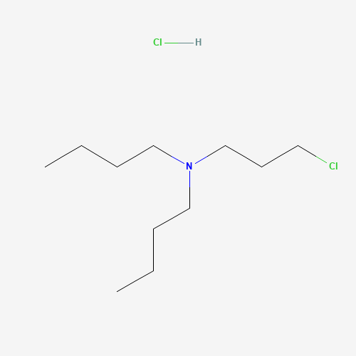 N-butyl-N-(3-chloropropyl)butan-1-amine hydrochloride (CAS: 115555-77-6) - Chemical Structure and Molecular Formula 