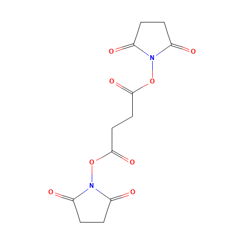 DISUCCINIMIDYL SUCCINATE (CAS: 30364-60-4) - Chemical Structure and Molecular Formula 