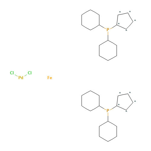 1,1μ-Bis(di-cyclohexylphosphino)ferrocene palladium dichloride (CAS: 917511-90-1) - Related Chemical Product