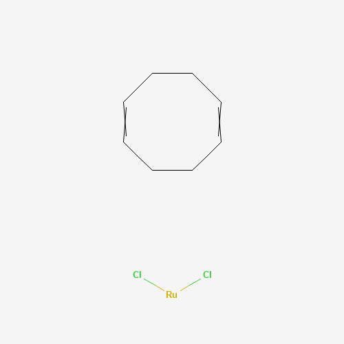 Dichloro(1,5-cyclooctadien)ruthenium(II) polymer (CAS: 50982-13-3) - Chemical Structure and Molecular Formula 