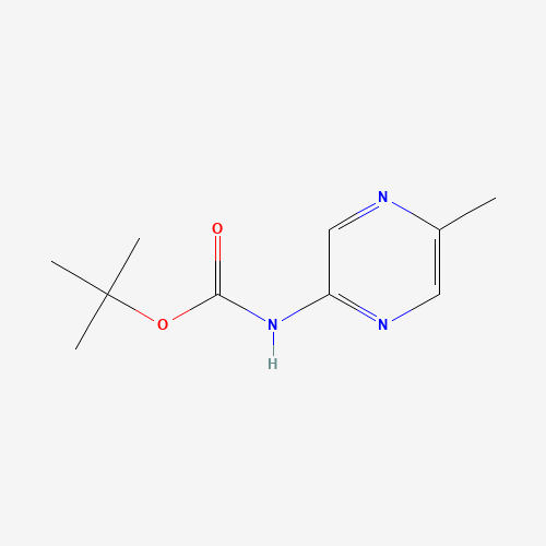 Carbamic acid, (5-methylpyrazinyl)-, 1,1-dimethylethyl ester (9CI) (CAS: 369638-68-6) - Chemical Structure and Molecular Formula 