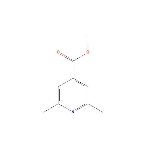 2,6-DIMETHYLPYRIDINE-4-CARBOXYLIC ACID METHYL ESTER (CAS: 142896-15-9) - Chemical Structure and Molecular Formula 