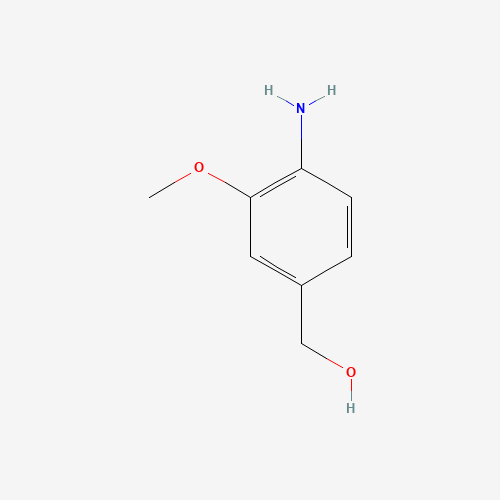 (4-AMINO-3-METHOXYPHENYL)METHANOL (CAS: 148459-54-5) - Chemical Structure and Molecular Formula 