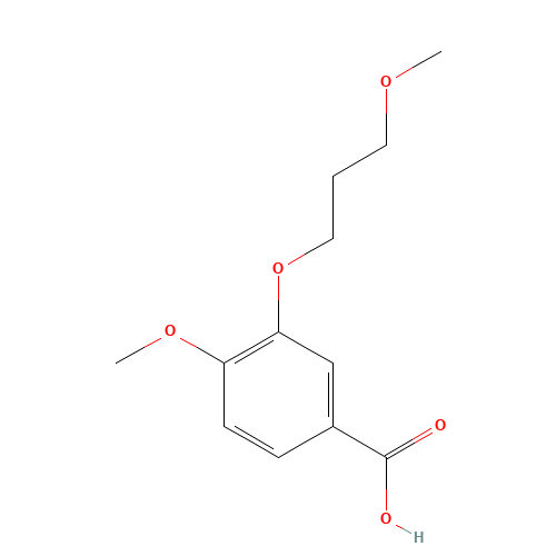 4-Methoxy-3-(3-methoxypropoxyl)benzoic acid (CAS: 895240-50-3) - Related Chemical Product