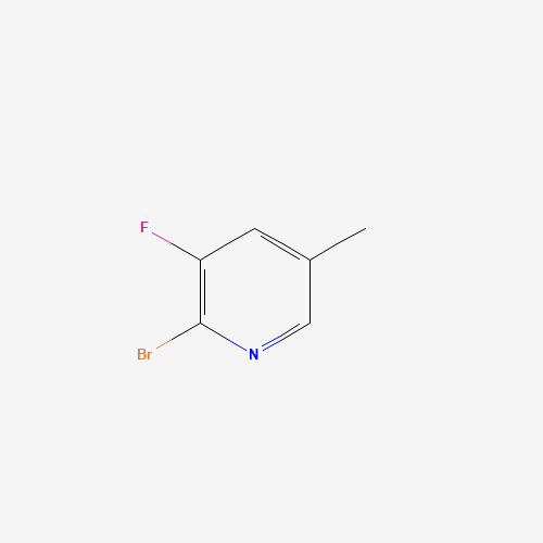 2-BROMO-3-FLUORO-5-METHYLPYRIDINE chemical structure 2-BROMO-3-FLUORO-5-METHYLPYRIDINE (CAS: 34552-16-4) - Chemical Structure and Molecular Formula