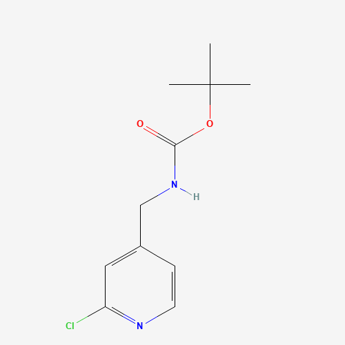tert-butyl N-[(2-chloropyridin-4-yl)Methyl]carbaMate (CAS: 916210-27-0) - Chemical Structure and Molecular Formula 